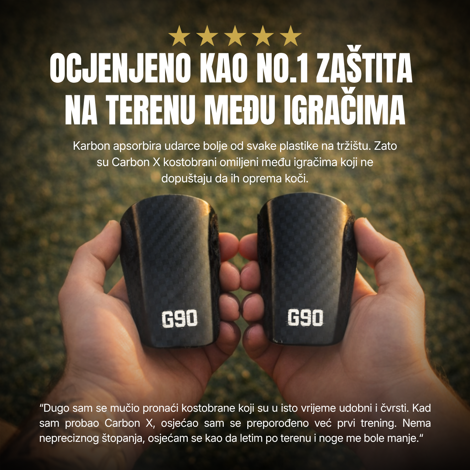 Carbon X - Mini karbonski kostobrani